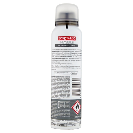 Borotalco Invisibile Deo Spray 150 ml